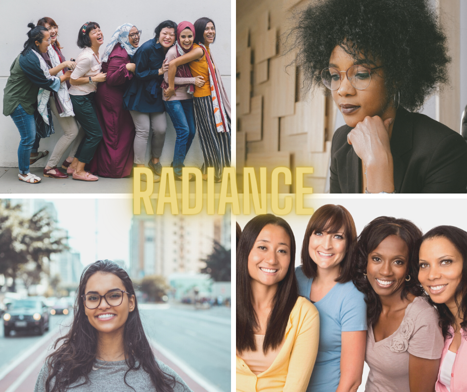 Sign-up for RADIANCE which includes Community, rich Content, monthly gatherings and coaching for $29.99mo